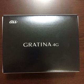 キョウセラ(京セラ)のau GRATINA 4G ブラック 新品未使用(携帯電話本体)