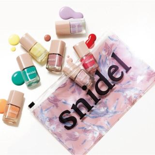 スナイデル(SNIDEL)のsweet スウィート 4月 付録 snidel 春ネイル7本セット&花柄ポーチ(マニキュア)