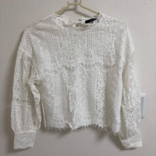 ダブルクローゼット(w closet)のレーストップス(カットソー(長袖/七分))