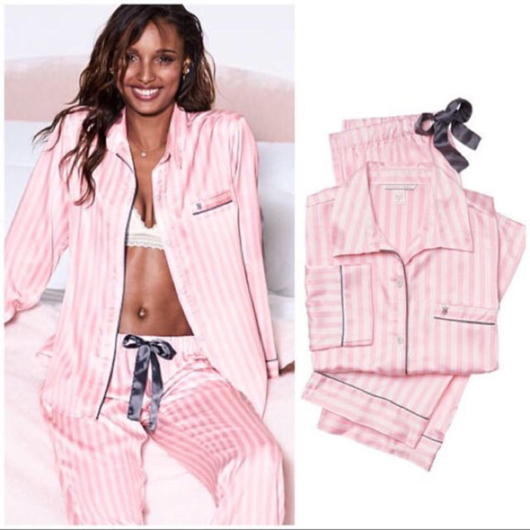 Victoria's Secret - Victoria's Secret サテンパジャマ上下 Victoria's Secret - Victoria's Secret サテンパジャマ上下