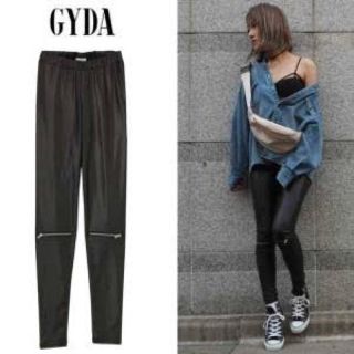 ジェイダ(GYDA)のGYDA 新品未使用 ZIPレギンス EGOIST rienda EMODA(レギンス/スパッツ)