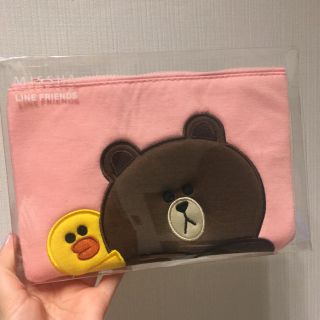 ミシャ(MISSHA)の【再値下げ】LINE Friends ミシャポーチ(ポーチ)