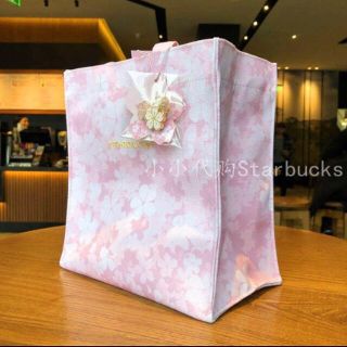 スターバックスコーヒー(Starbucks Coffee)のスターバックス2018年桜春限定☆袋エコバッグ(エコバッグ)