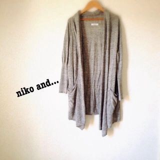 ニコアンド(niko and...)のnikoand♥︎ショールカラーカーデ(カーディガン)