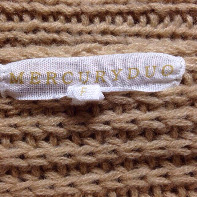 MERCURYDUO(マーキュリーデュオ)のマーキュリーデュオ♡編み込みニット レディースのトップス(ニット/セーター)の商品写真