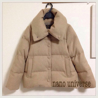 ナノユニバース(nano・universe)のNU♡美品♡ショートダウンジャケット(ダウンジャケット)