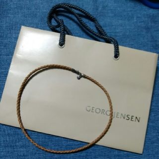 ジョージジェンセン(Georg Jensen)のGEORG JENSEN 革チョーカー(ネックレス)