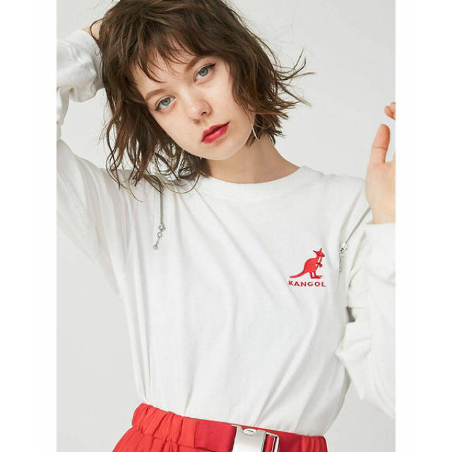 jouetie kangol コラボ ロングスリーブ Ｔシャツ オフショル