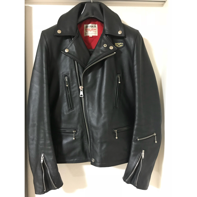 Lewis Leathers(ルイスレザー)のlewis leathers ルイスレザー ライトニング 402Tタイトフィット メンズのジャケット/アウター(ライダースジャケット)の商品写真