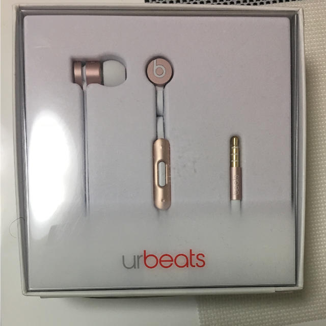 Beats by Dr Dre(ビーツバイドクタードレ)の新品 beats urbeats ビーツ ローズゴールド カナル型 イヤホン スマホ/家電/カメラのオーディオ機器(ヘッドフォン/イヤフォン)の商品写真