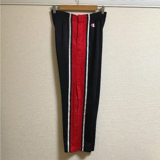 チャンピオン(Champion)のChampion チャンピオン バスケットパンツ 黒×赤×白 バスパン M(ジャージ)