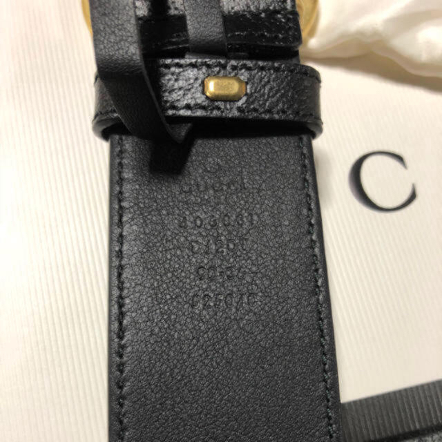 coco@プロフ必読様専用 GUCCI ダブルGバックル レザーベルト