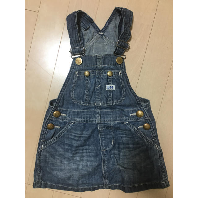 Lee(リー)のサロペットスカート キッズ/ベビー/マタニティのキッズ服女の子用(90cm~)(スカート)の商品写真