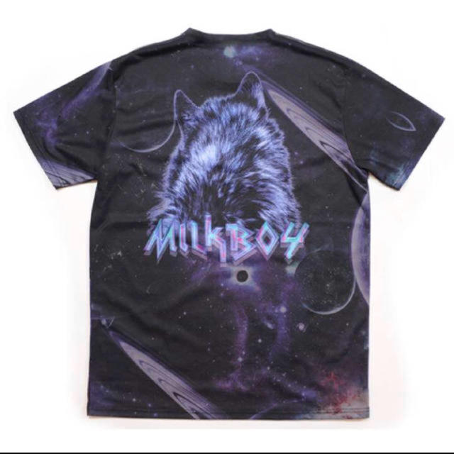 MILKBOY(ミルクボーイ)のMILKBOY ミルクボーイ THREE EYED WOLF 狼 Tシャツ メンズのトップス(Tシャツ/カットソー(半袖/袖なし))の商品写真