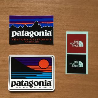 パタゴニア(patagonia)のパタゴニア ノースフェイスステッカー(登山用品)