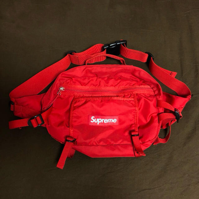 Supreme(シュプリーム)の【希少】Supreme 16ss Waist Bag Red メンズのバッグ(ウエストポーチ)の商品写真