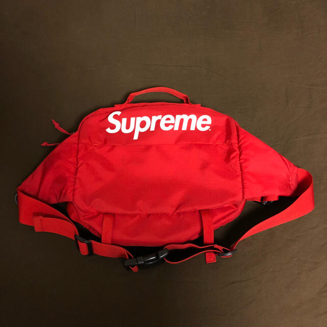 Supreme(シュプリーム)の【希少】Supreme 16ss Waist Bag Red メンズのバッグ(ウエストポーチ)の商品写真