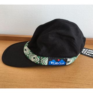 カブー(KAVU)の【新品】KAVUカブー◆ストラップキャップ 黒Sサイズ(帽子)