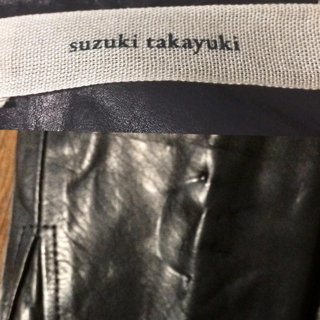 suzuki takayuki(スズキタカユキ)のsuzuki takayuki  レザージャケット レディースのジャケット/アウター(ライダースジャケット)の商品写真