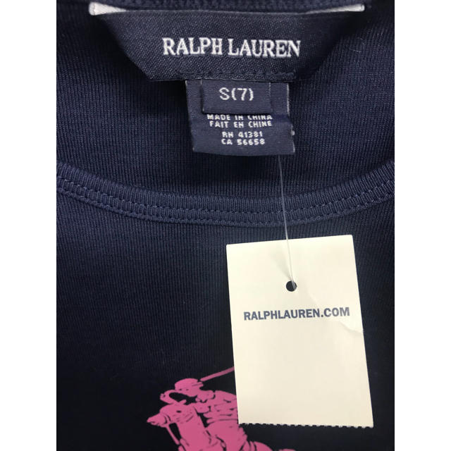 POLO RALPH LAUREN(ポロラルフローレン)のポロ ラルフローレン ガールズ 半袖 Tシャツ S(7)サイズ キッズ/ベビー/マタニティのキッズ服女の子用(90cm~)(その他)の商品写真