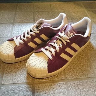 adidas アディダス スニーカー ワインレッド 赤