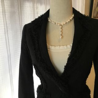 トゥービーシック(TO BE CHIC)のフランジール  スーツ フリンジアクセント           シャネルライク(スーツ)