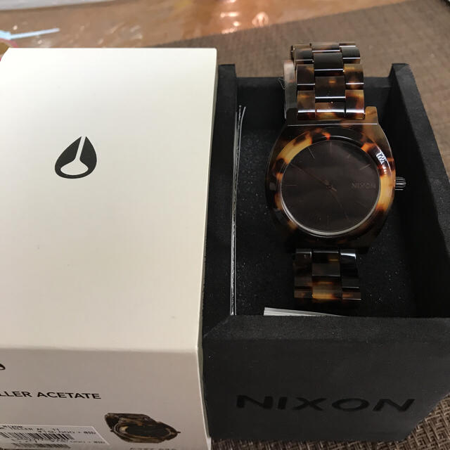 美品 NIXON 鼈甲 腕時計 レディース