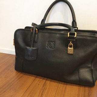 ロエベ(LOEWE)の美品♡ロエベ アマソナ36 黒(ハンドバッグ)