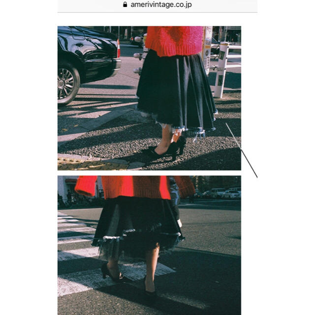 Ameri VINTAGE(アメリヴィンテージ)のIRREGULAR HEM LAYERED DENIM SK レディースのスカート(ロングスカート)の商品写真