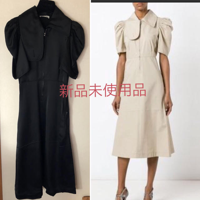 【破格値下げ】 celine フィービー 36 黒 ワンピース 2017S セリーヌ 入手困難 新品試着のみ - ロングワンピース/マキシワンピース