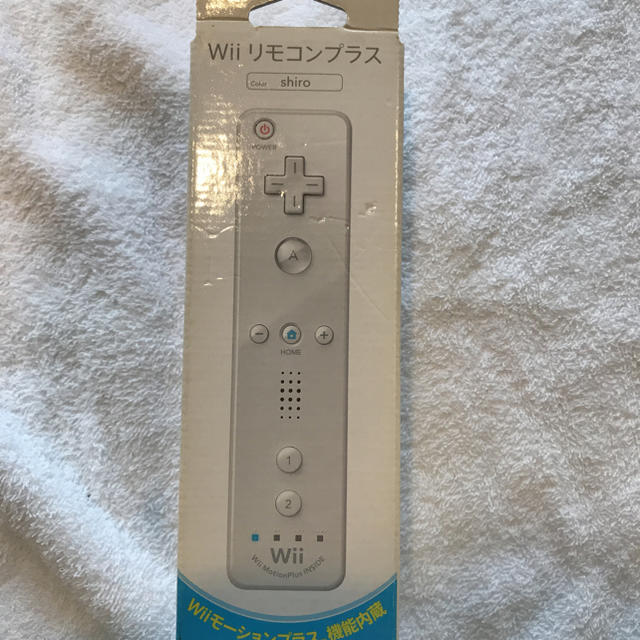 Wii(ウィー)の新品Wiiリモコンプラス 白 エンタメ/ホビーのゲームソフト/ゲーム機本体(その他)の商品写真