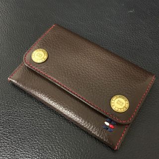 トミーヒルフィガー(TOMMY HILFIGER)のトミーヒルフィガー 定期入れ 小銭入れ カード入れ ミニ財布 名刺入れ レザー (名刺入れ/定期入れ)