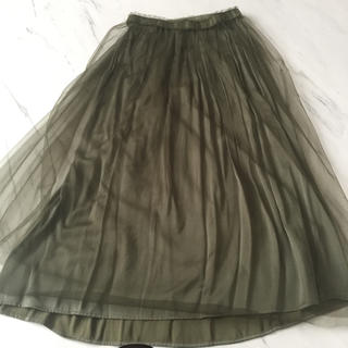 ルーニィ(LOUNIE)のLOUNIE☆チュールスカート 36サイズ(ひざ丈スカート)