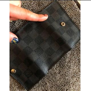 ルイヴィトン(LOUIS VUITTON)の専用です！ルイヴィトン 黒ダミエ キーケース 6連(キーケース)