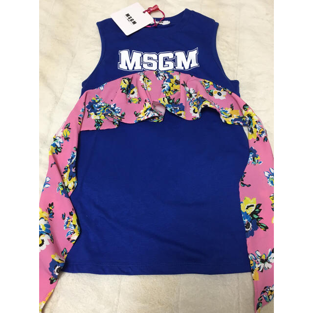 MSGM(エムエスジイエム)の2018SS 新作✨  MSGM フラワーパネル ロングタンク レディースのトップス(Tシャツ(半袖/袖なし))の商品写真