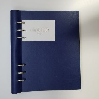 ファイロファックス(Filofax)の【新品未使用】Filofax　クリップブック NAVY(カレンダー/スケジュール)