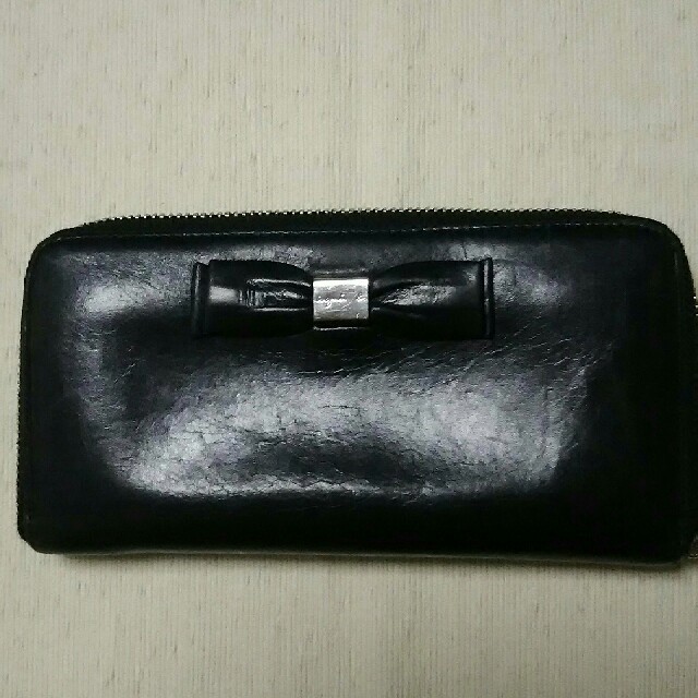 agnes b.(アニエスベー)のアニエスb 長財布 黒 レディースのファッション小物(財布)の商品写真