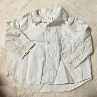 ベビーギャップ(babyGAP)のbabygap 白シャツ(Tシャツ/カットソー)