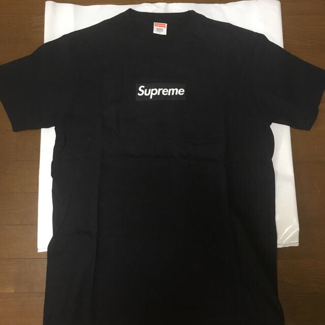 supreme box logo Tシャツ　黒　L