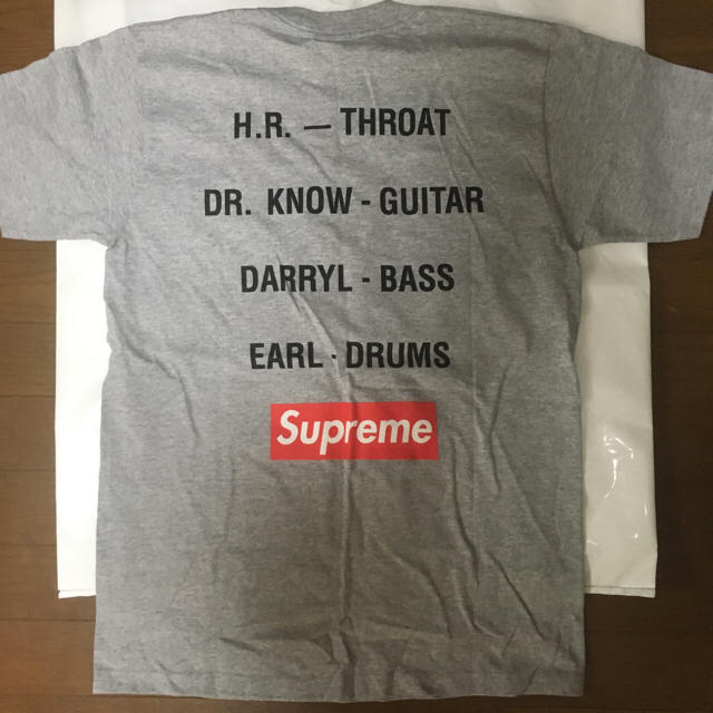 Supreme(シュプリーム)のMサイズ Supreme bad brains logo tee グレー  メンズのトップス(Tシャツ/カットソー(半袖/袖なし))の商品写真