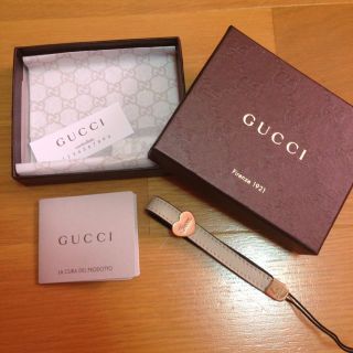 グッチ(Gucci)のGUCCI♡ストラップ(ストラップ/イヤホンジャック)