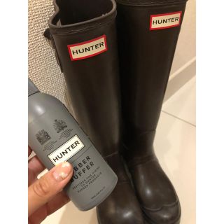 ハンター(HUNTER)のHUNTER♡レインシューズ♡お手入れスプレー付(レインブーツ/長靴)