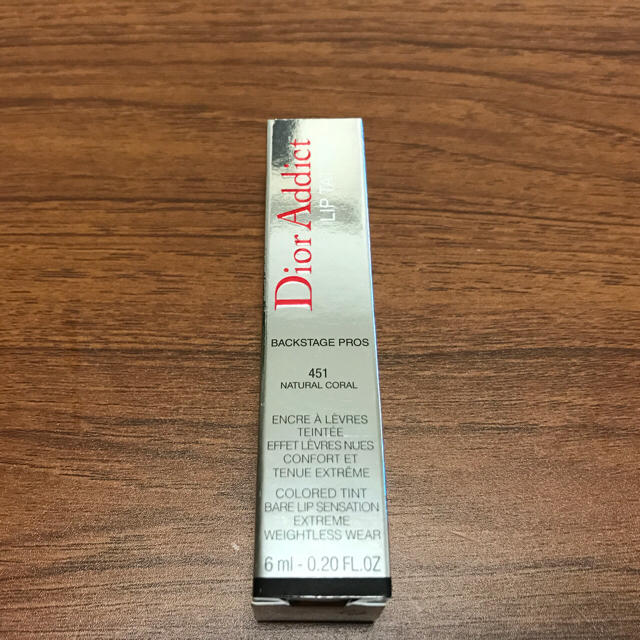 Dior(ディオール)の新品 ディオール アディクト リップ ティント #451 コスメ/美容のベースメイク/化粧品(口紅)の商品写真