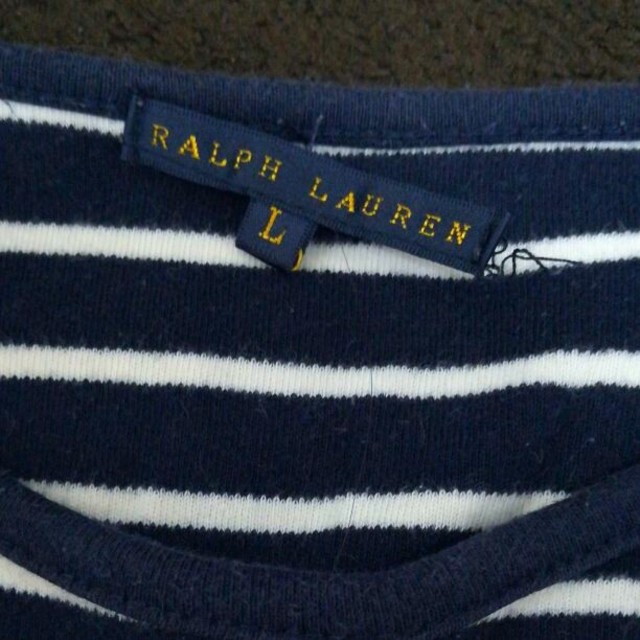 POLO RALPH LAUREN(ポロラルフローレン)の【値下げ】RALPH LAURENラルフローレン ロングTシャツ レディースのトップス(Tシャツ(長袖/七分))の商品写真