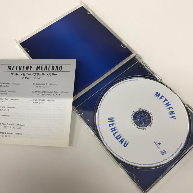 ⚠️見本品 METHENY MEHLDAU メセニー・メルドー アルバム CD エンタメ/ホビーのCD(ジャズ)の商品写真