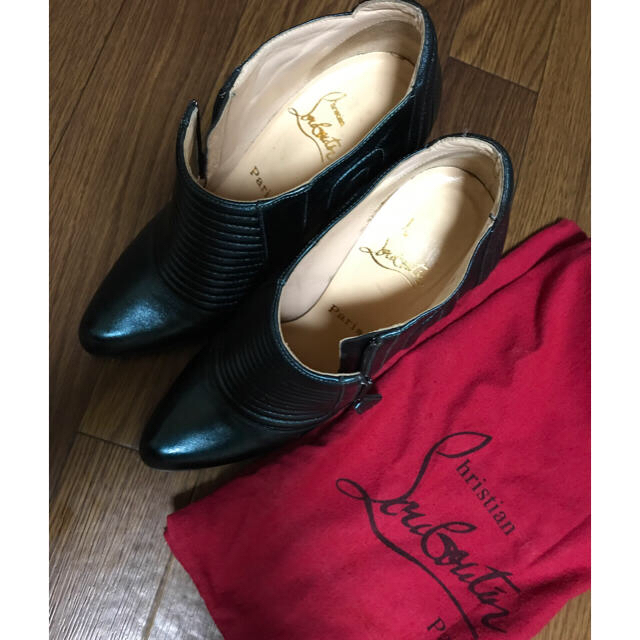 Christian Louboutin - クリスチャン ルブタン ブーツ 38,5 24〜,5レッドソール Italy製の通販 by meg