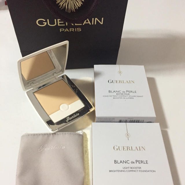 GUERLAIN♥ペルルブランライトブースターコンパクトN°０１♥ファンデ