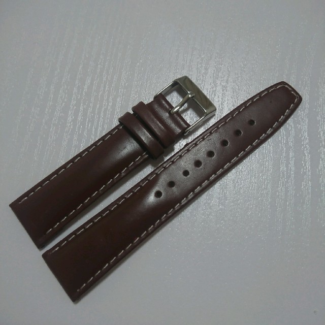 腕時計 皮バンド メンズ20mm メンズの時計(レザーベルト)の商品写真