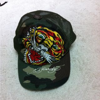 エドハーディー(Ed Hardy)の迷彩柄エドハーディー☆キャップ(キャップ)