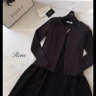 ルネ(René)の美品♡Rene  ルネ カーディガン Wジップ /フォクシー(カーディガン)